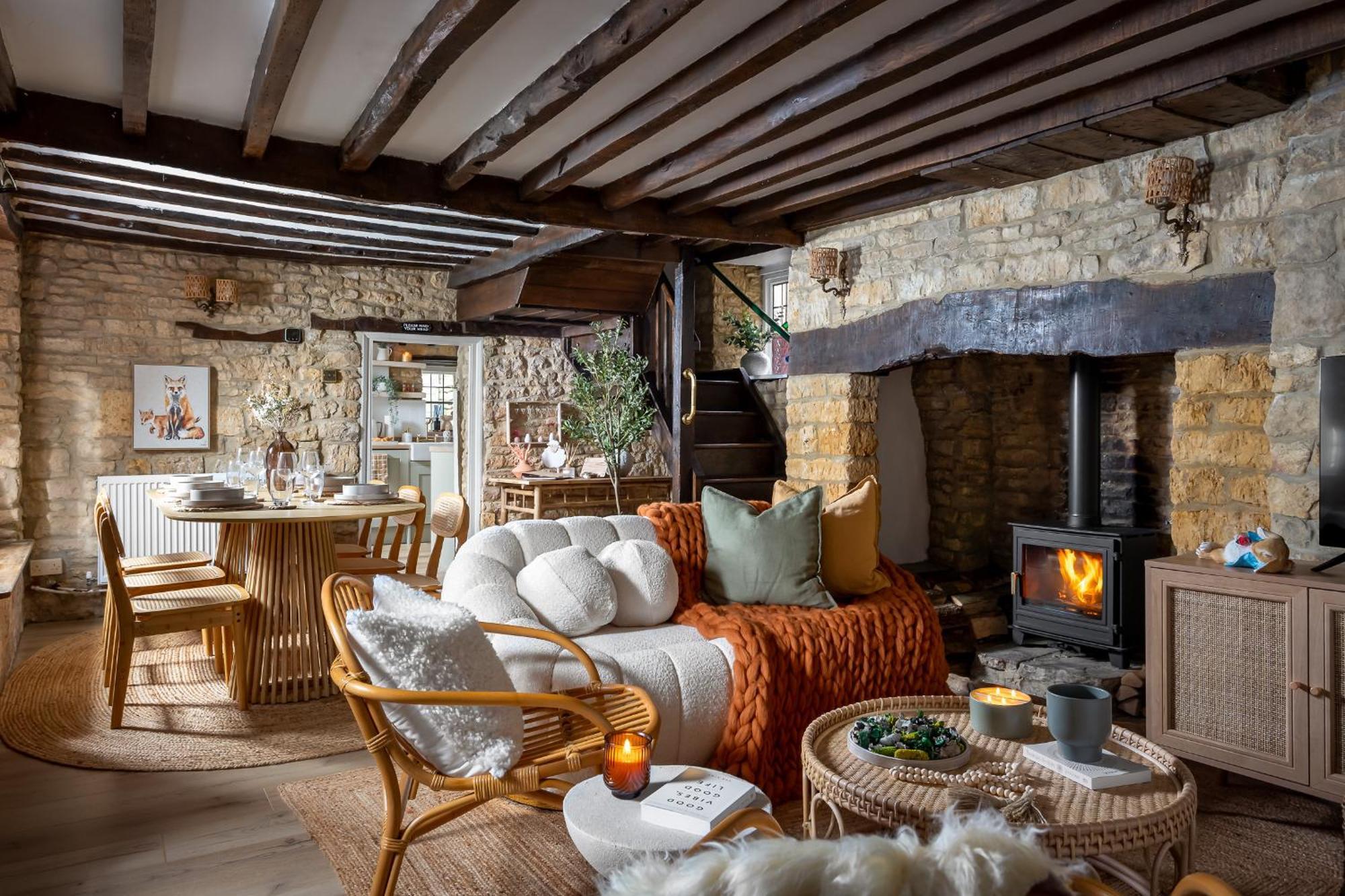 Bourton Scandi Chic Authentic Cottage Exteriér fotografie